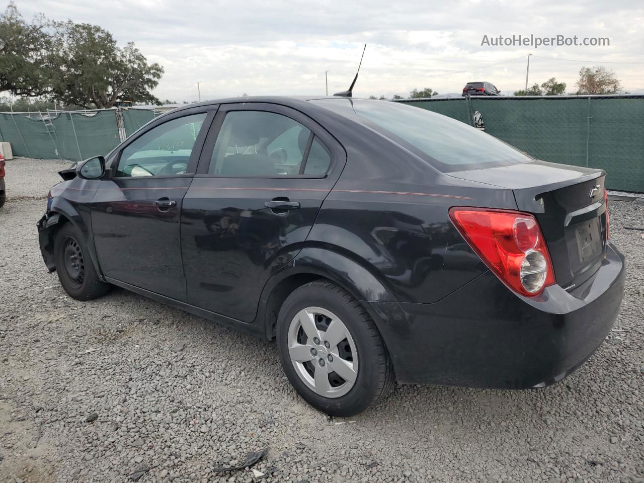 2013 Chevrolet Sonic Ls Black vin: 1G1JA5SH2D4126479