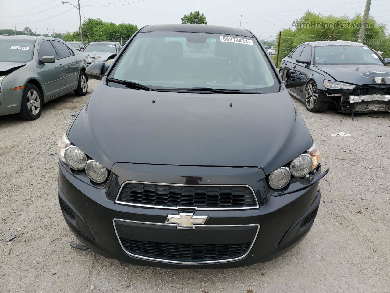 2013 Chevrolet Sonic Ls Black vin: 1G1JA5SH3D4131190