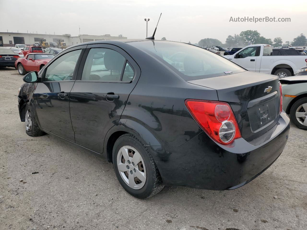 2013 Chevrolet Sonic Ls Black vin: 1G1JA5SH3D4131190