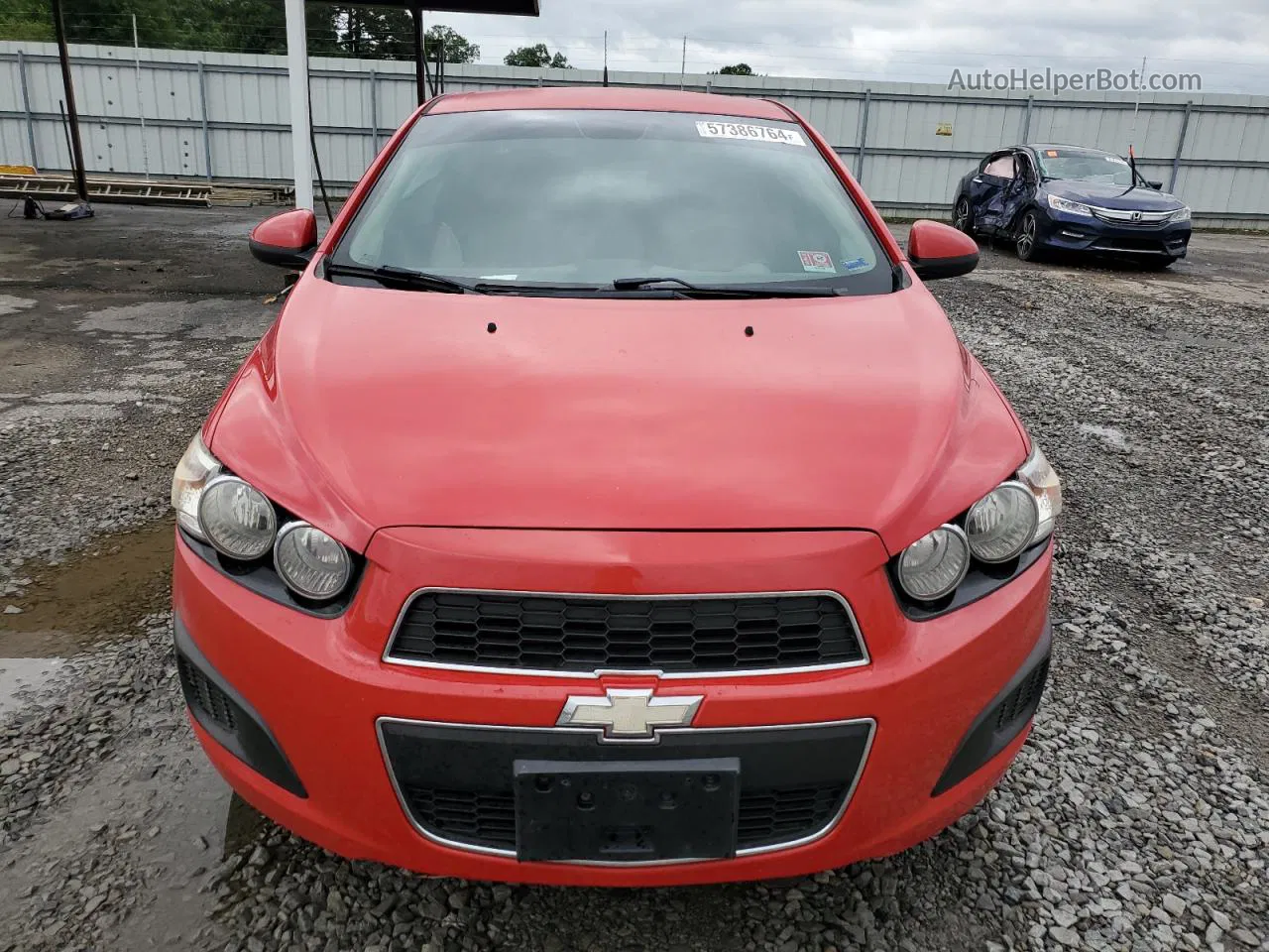 2013 Chevrolet Sonic Ls Red vin: 1G1JA5SH3D4152203