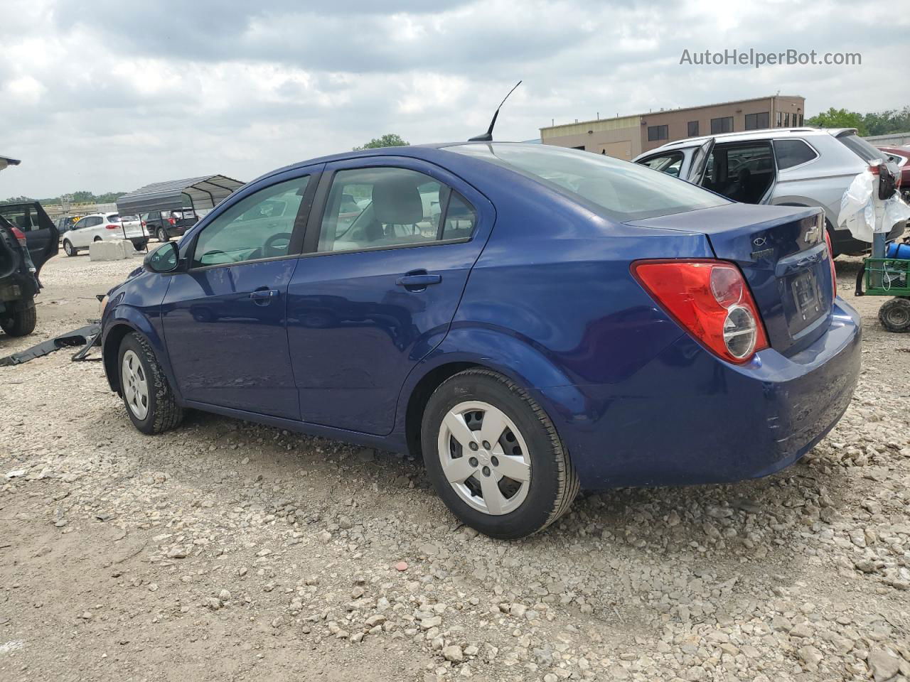 2013 Chevrolet Sonic Ls Синий vin: 1G1JA5SH3D4245027