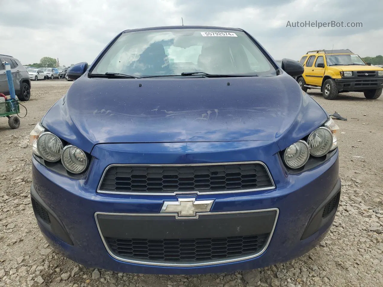 2013 Chevrolet Sonic Ls Blue vin: 1G1JA5SH3D4245027