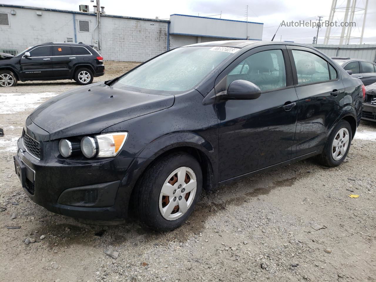 2013 Chevrolet Sonic Ls Black vin: 1G1JA5SH4D4153392