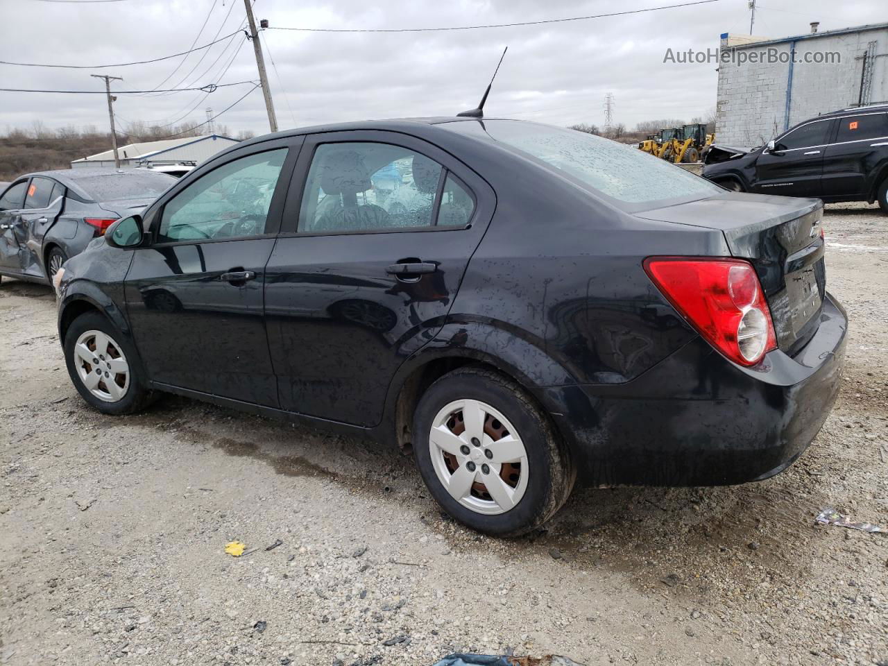 2013 Chevrolet Sonic Ls Black vin: 1G1JA5SH4D4153392