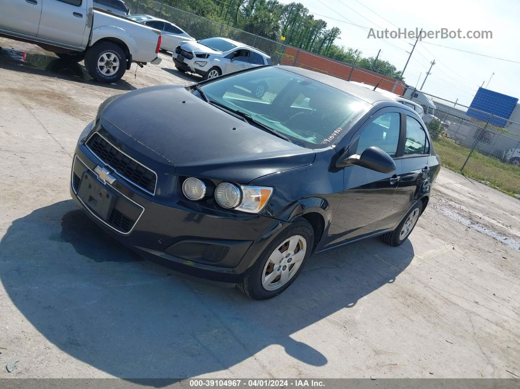 2014 Chevrolet Sonic Ls Auto Black vin: 1G1JA5SH4E4171621