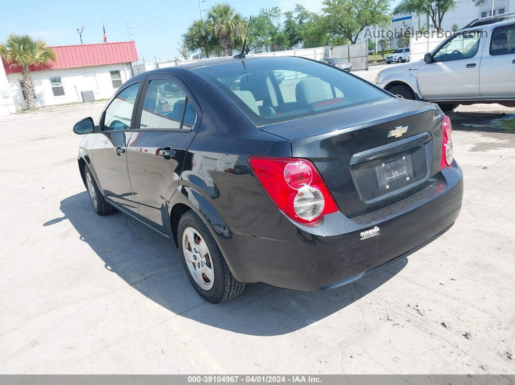 2014 Chevrolet Sonic Ls Auto Black vin: 1G1JA5SH4E4171621