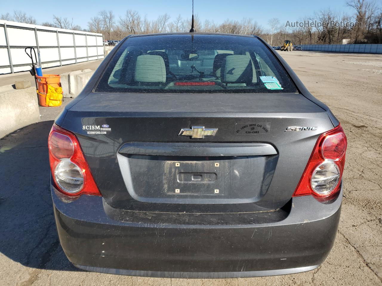 2013 Chevrolet Sonic Ls Gray vin: 1G1JA5SH5D4156253