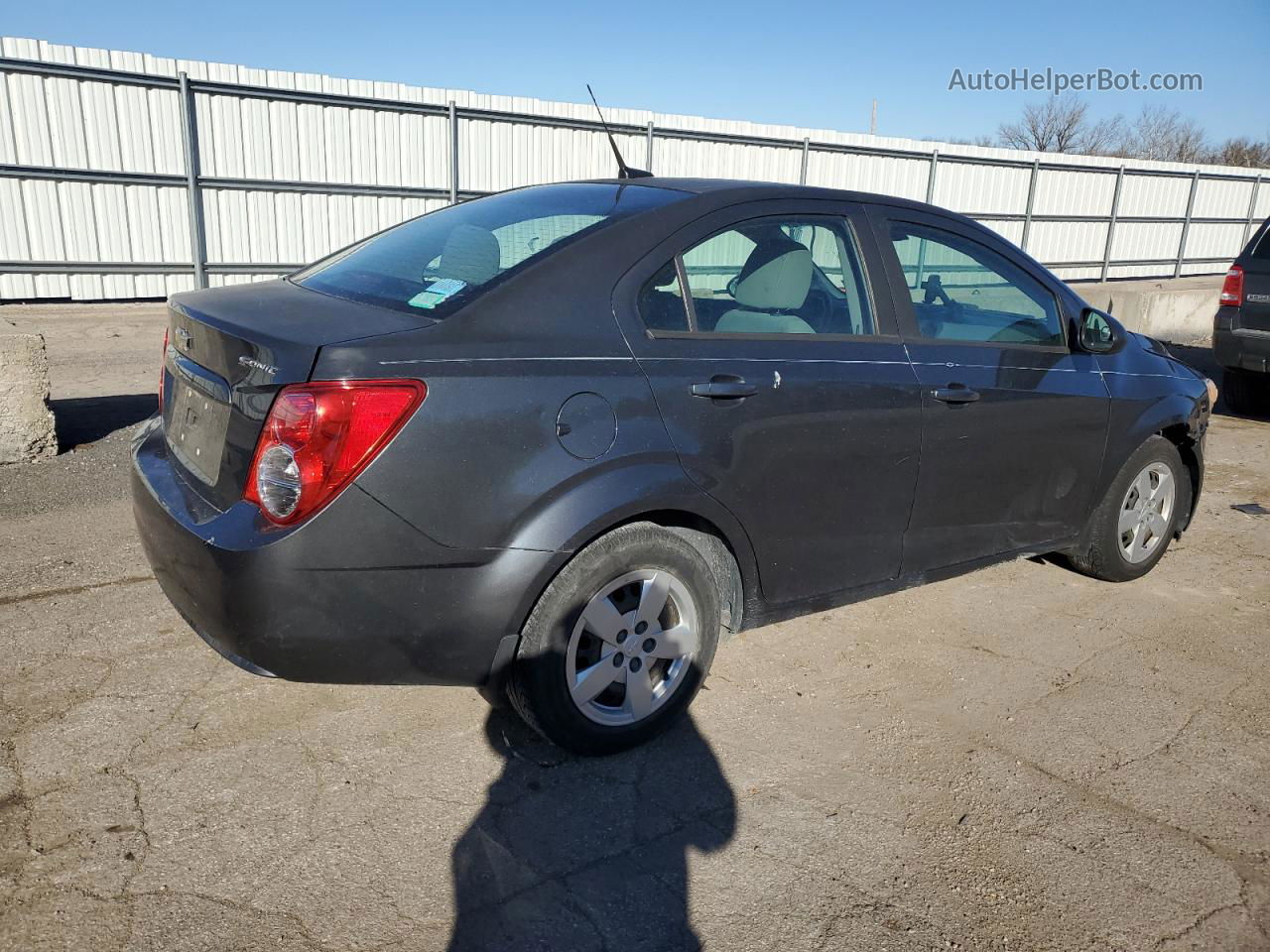 2013 Chevrolet Sonic Ls Gray vin: 1G1JA5SH5D4156253