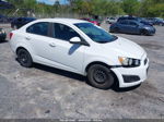 2013 Chevrolet Sonic Ls Auto White vin: 1G1JA5SH5D4215866