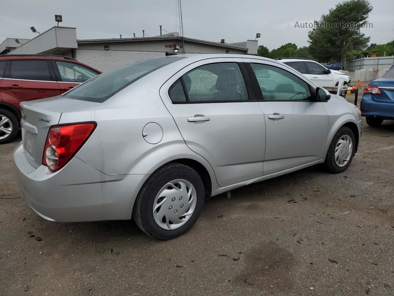 2013 Chevrolet Sonic Ls Silver vin: 1G1JA5SH5D4236099