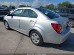 2013 Chevrolet Sonic Ls Silver vin: 1G1JA5SH5D4246230