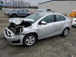 2013 Chevrolet Sonic Ls Silver vin: 1G1JA5SH6D4112052