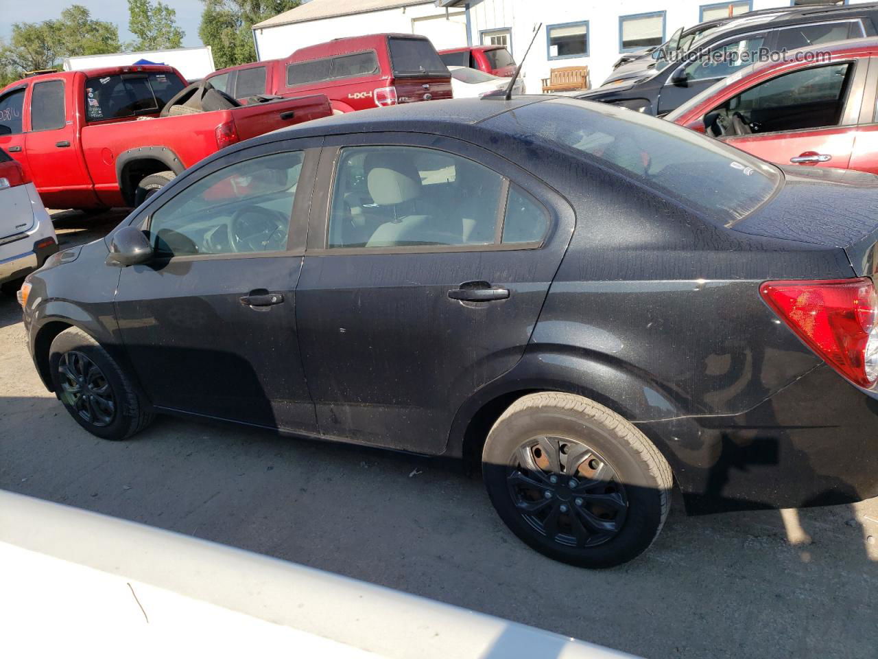 2013 Chevrolet Sonic Ls Black vin: 1G1JA5SH6D4141664