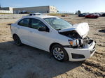 2013 Chevrolet Sonic Ls White vin: 1G1JA5SH6D4148520