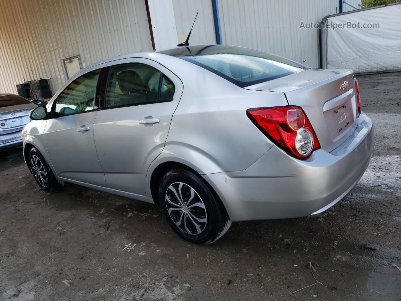 2013 Chevrolet Sonic Ls Silver vin: 1G1JA5SH6D4230280