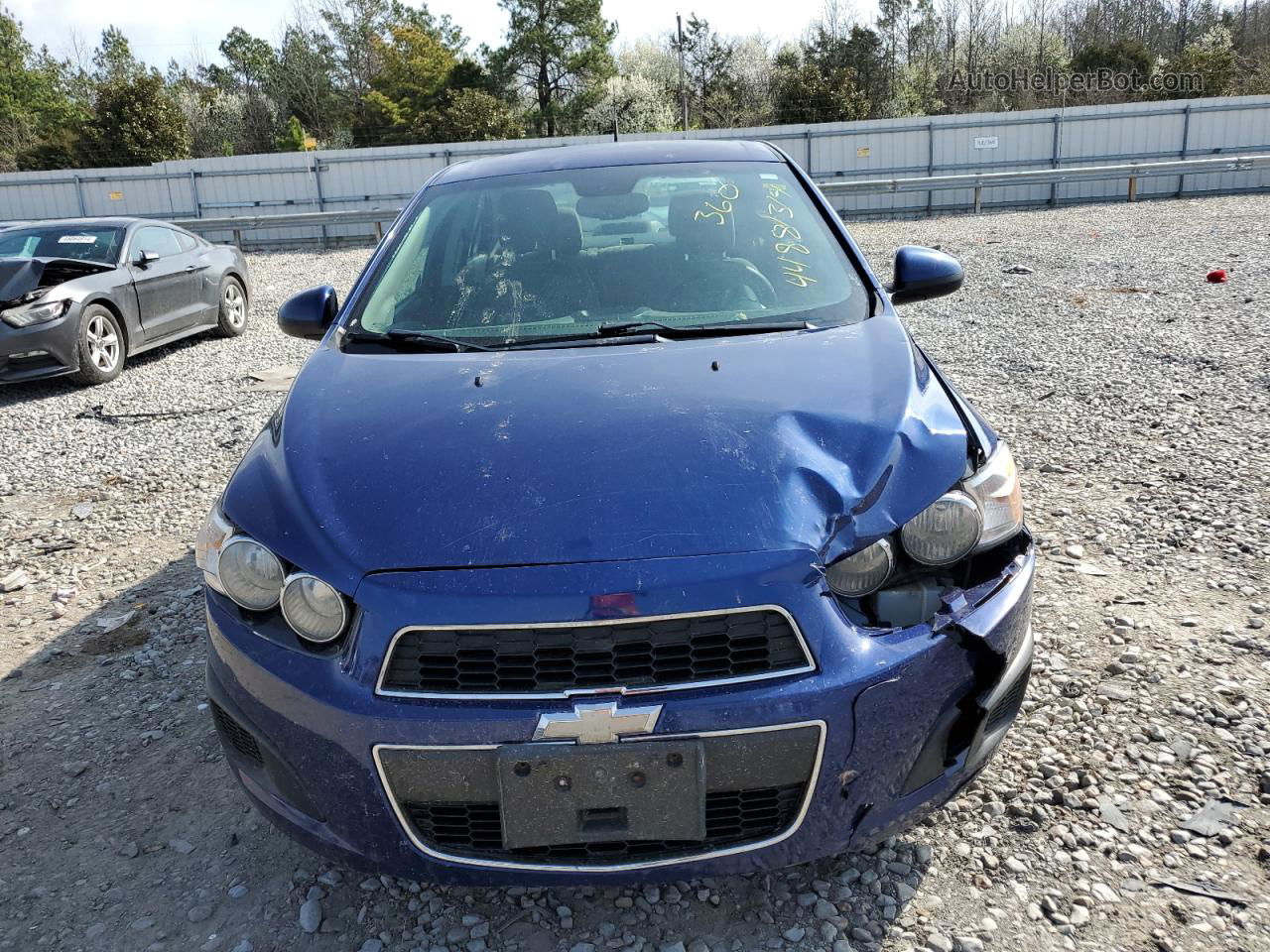 2013 Chevrolet Sonic Ls Blue vin: 1G1JA5SH7D4195555