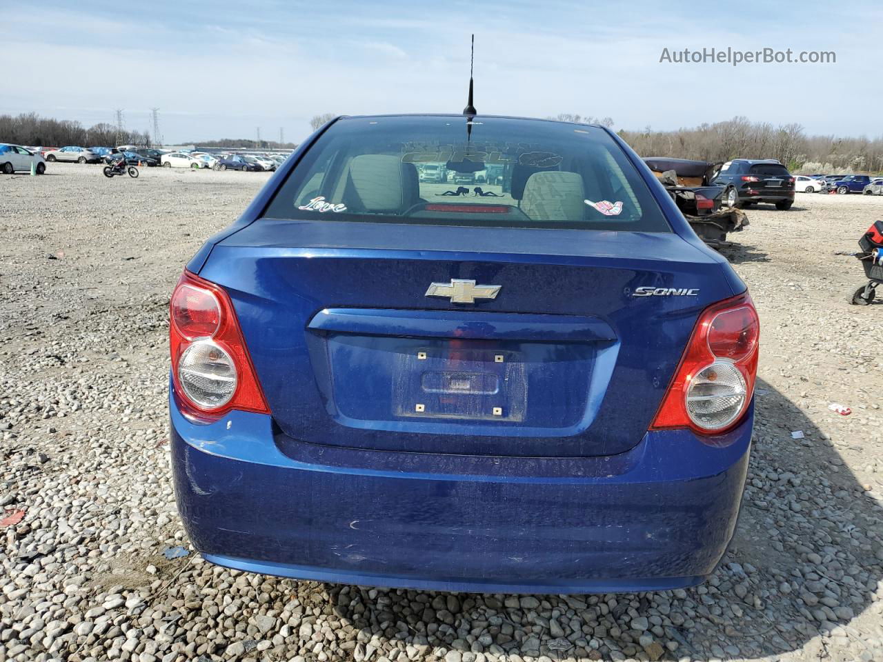 2013 Chevrolet Sonic Ls Blue vin: 1G1JA5SH7D4195555