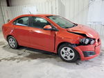 2013 Chevrolet Sonic Ls Orange vin: 1G1JA5SH7D4200009