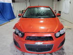 2013 Chevrolet Sonic Ls Orange vin: 1G1JA5SH7D4200009