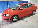 2013 Chevrolet Sonic Ls Orange vin: 1G1JA5SH7D4200009