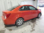 2013 Chevrolet Sonic Ls Orange vin: 1G1JA5SH7D4200009