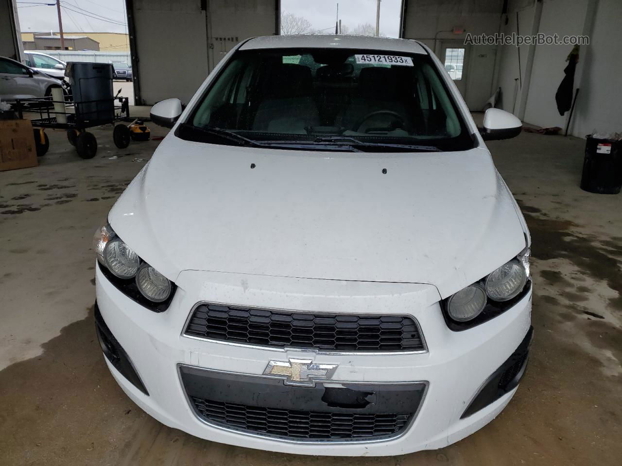 2013 Chevrolet Sonic Ls White vin: 1G1JA5SH7D4230174