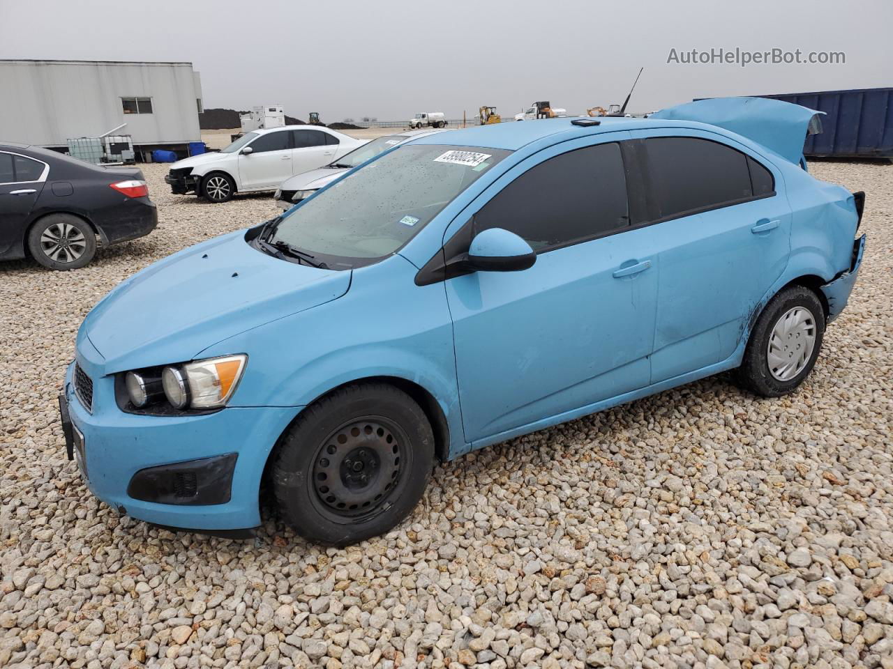 2014 Chevrolet Sonic Ls Синий vin: 1G1JA5SH7E4151475