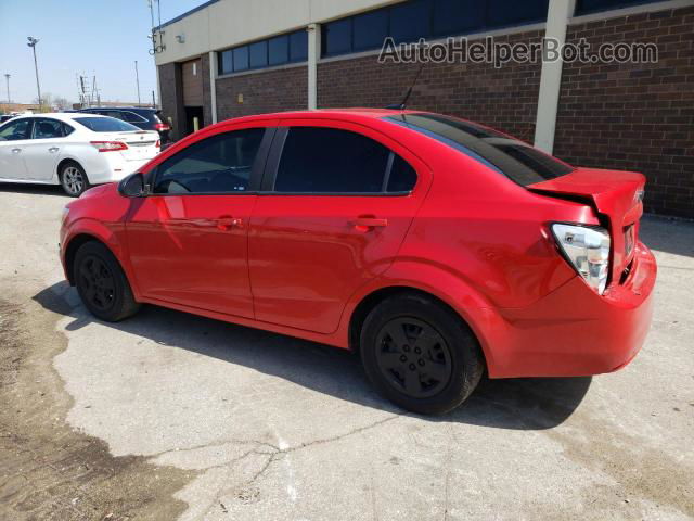 2013 Chevrolet Sonic Ls Red vin: 1G1JA5SH8D4184208