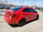 2013 Chevrolet Sonic Ls Red vin: 1G1JA5SH8D4184208