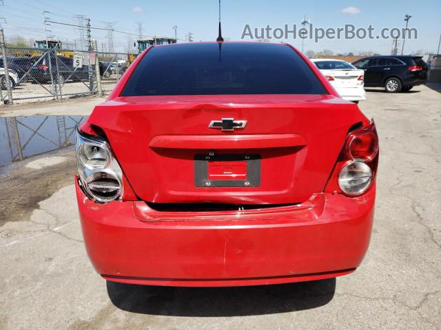 2013 Chevrolet Sonic Ls Красный vin: 1G1JA5SH8D4184208