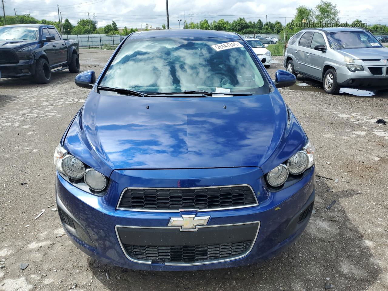 2013 Chevrolet Sonic Ls Blue vin: 1G1JA5SH8D4201623