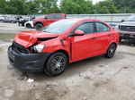 2014 Chevrolet Sonic Ls Красный vin: 1G1JA5SH8E4242447