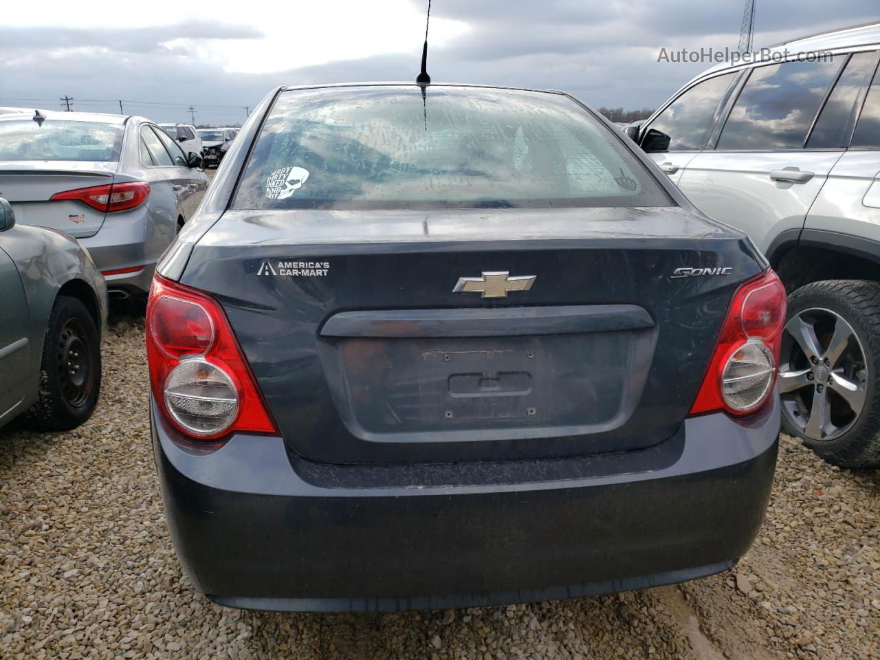 2013 Chevrolet Sonic Ls Gray vin: 1G1JA5SHXD4171850