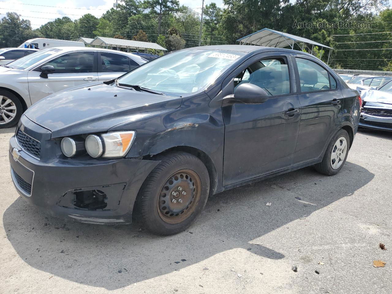 2013 Chevrolet Sonic Ls Black vin: 1G1JA5SHXD4248068