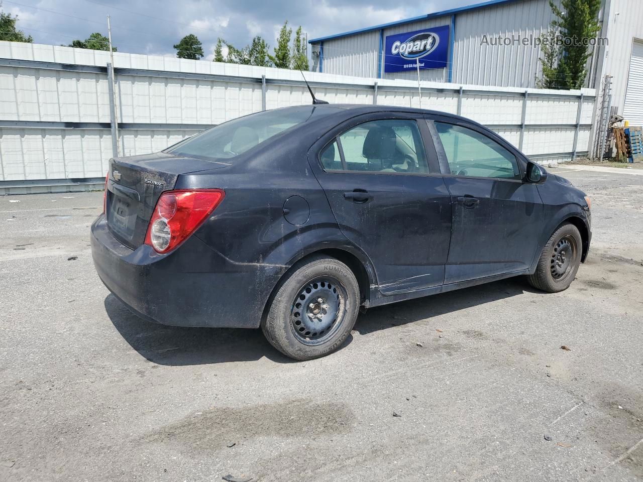 2013 Chevrolet Sonic Ls Black vin: 1G1JA5SHXD4248068