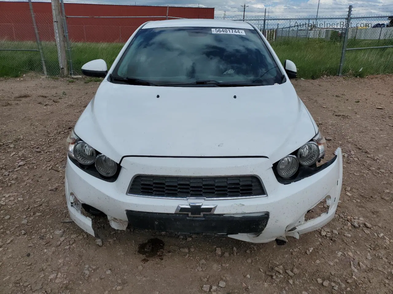 2013 Chevrolet Sonic Ls White vin: 1G1JA6SG0D4141415