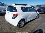 2014 Chevrolet Sonic Ls Auto White vin: 1G1JA6SG2E4166981