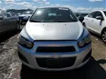 2013 Chevrolet Sonic Ls Серебряный vin: 1G1JA6SG6D4233497