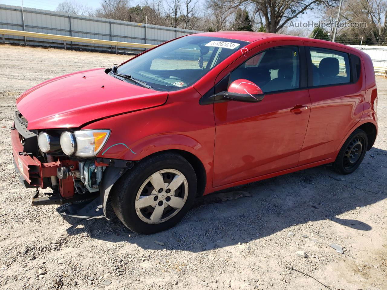 2013 Chevrolet Sonic Ls Red vin: 1G1JA6SG7D4194340