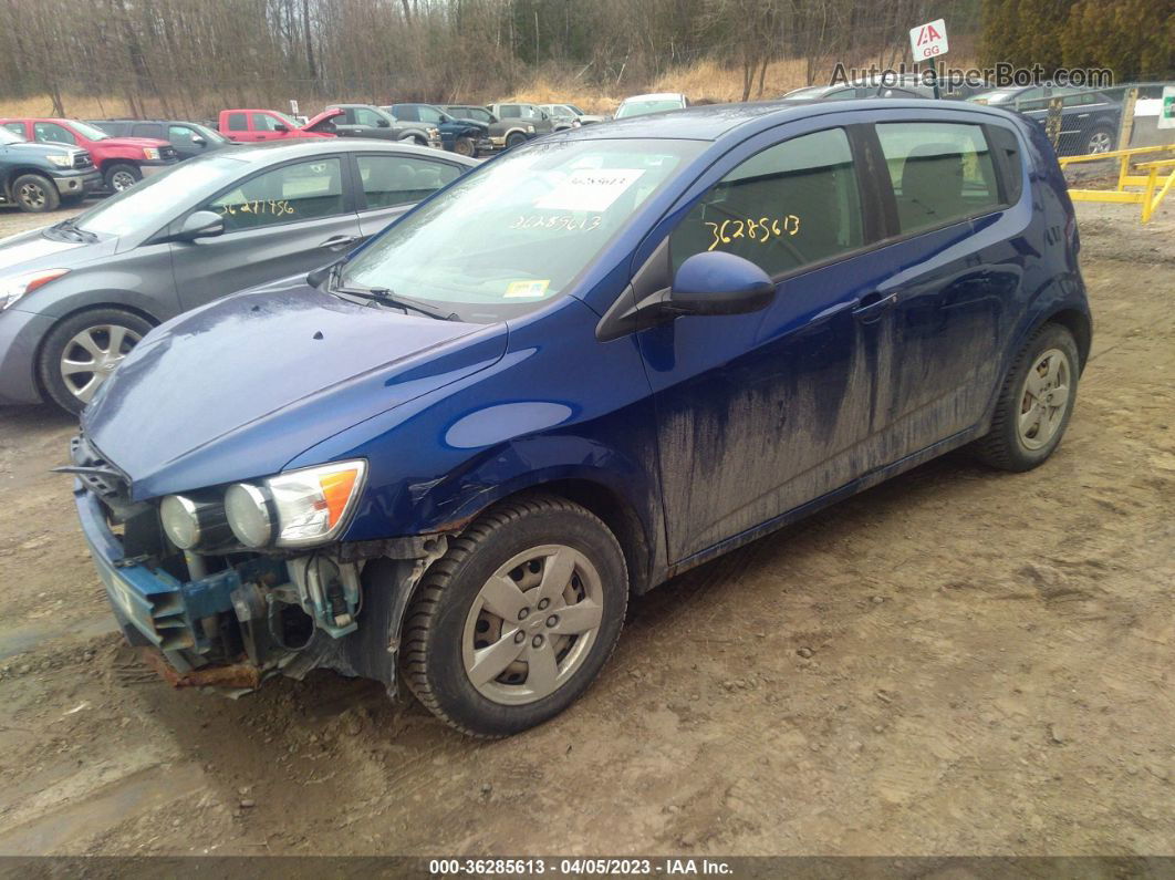 2013 Chevrolet Sonic Ls Auto Blue vin: 1G1JA6SGXD4246222