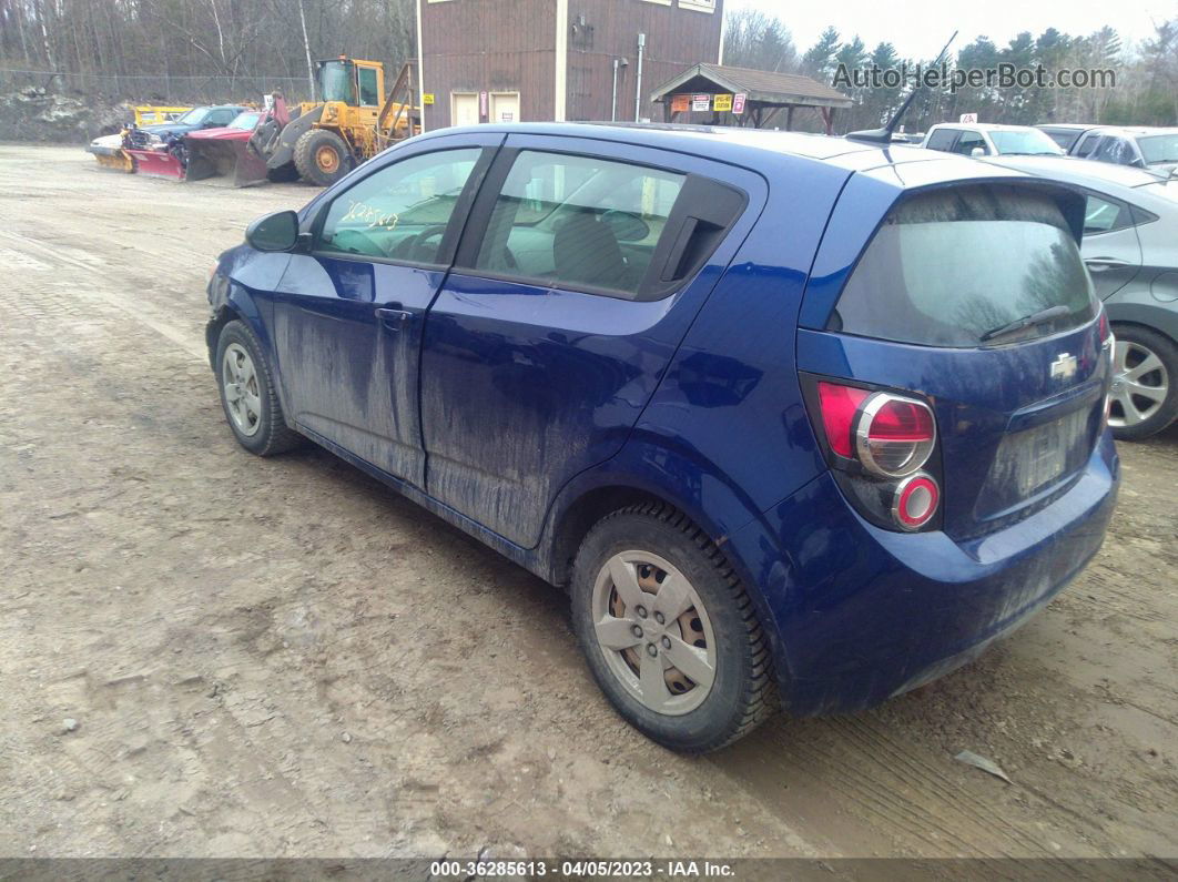 2013 Chevrolet Sonic Ls Auto Blue vin: 1G1JA6SGXD4246222