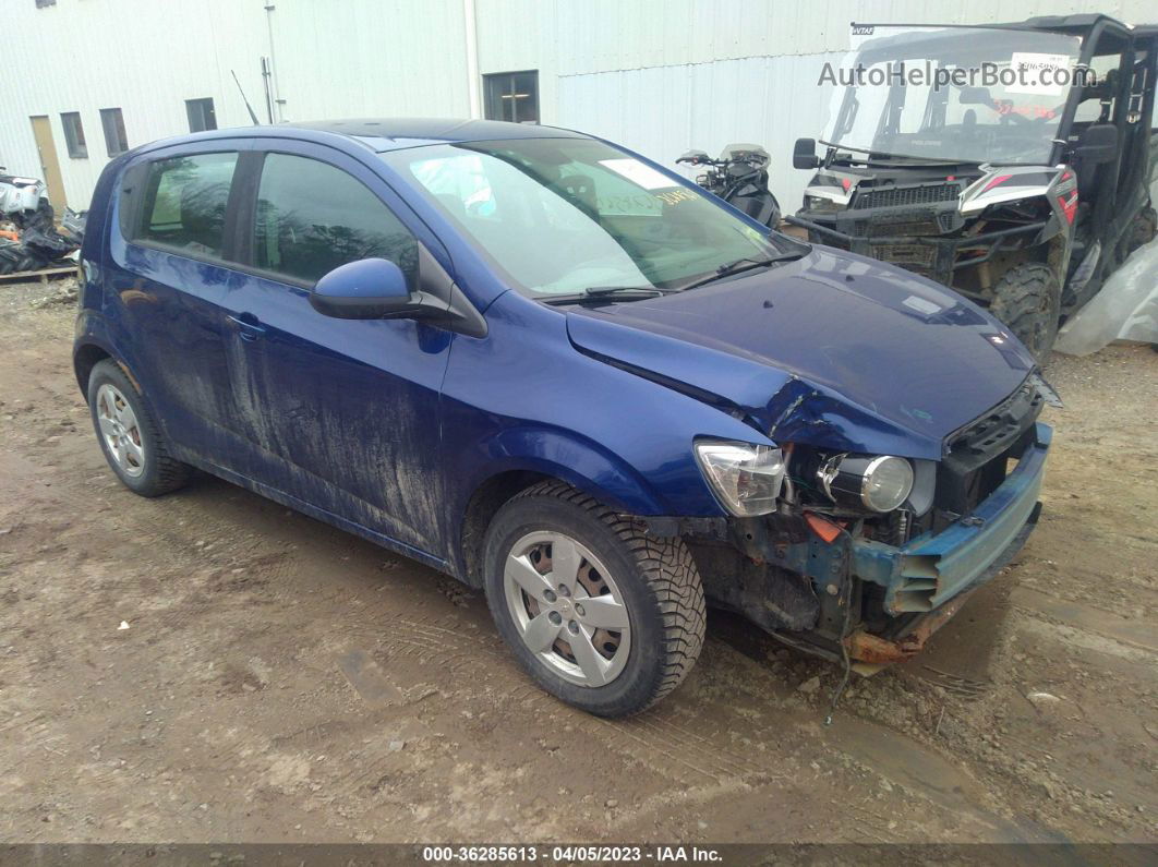 2013 Chevrolet Sonic Ls Auto Синий vin: 1G1JA6SGXD4246222