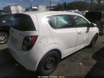 2014 Chevrolet Sonic Ls Белый vin: 1G1JA6SH2E4206940