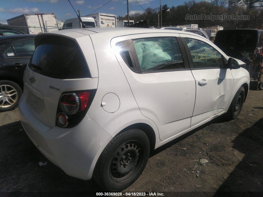 2014 Chevrolet Sonic Ls White vin: 1G1JA6SH2E4206940