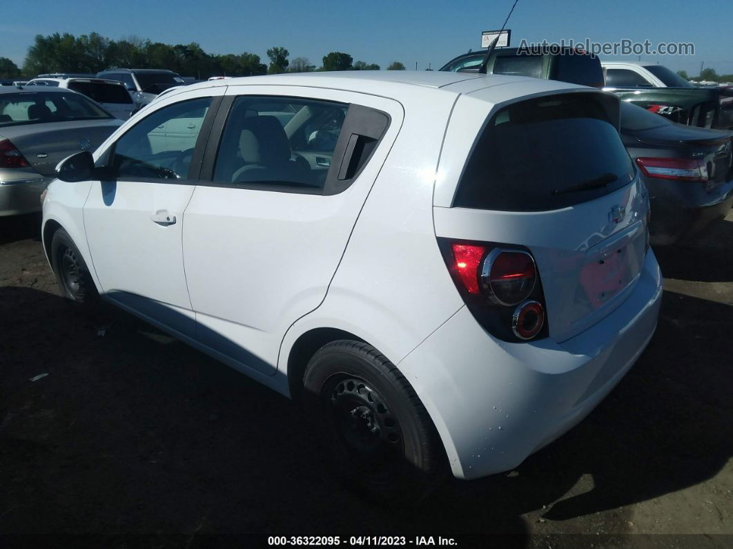 2013 Chevrolet Sonic Ls White vin: 1G1JA6SH3D4187877