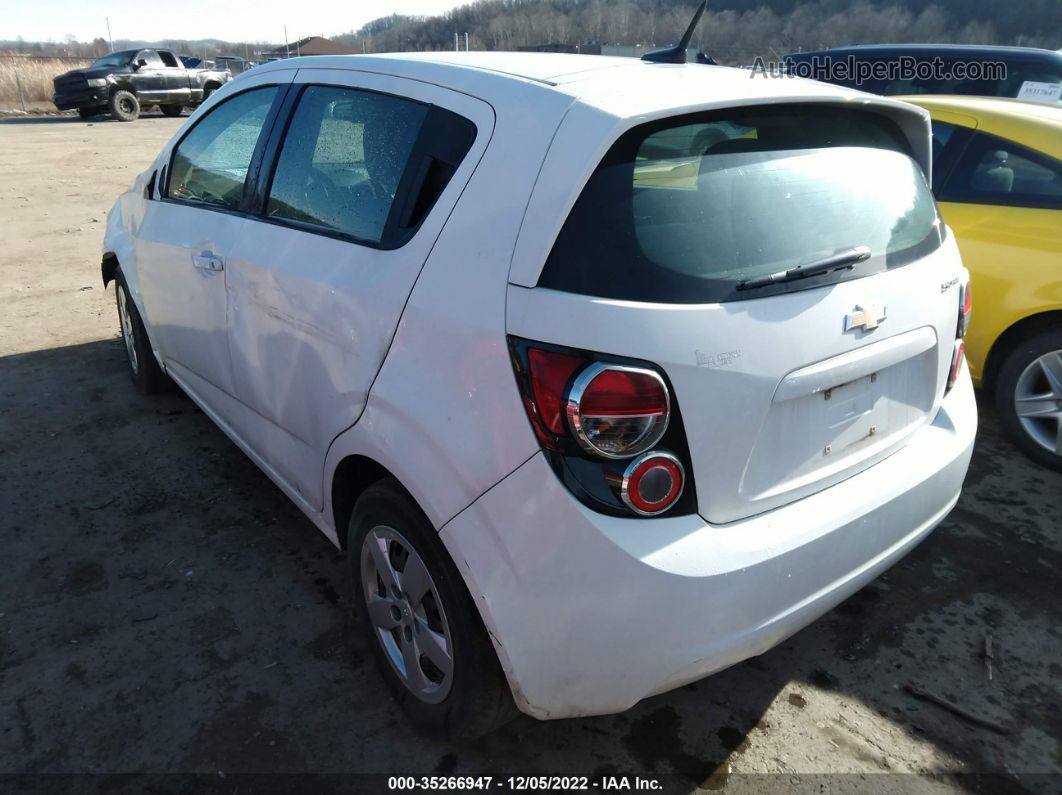 2014 Chevrolet Sonic Ls Auto White vin: 1G1JA6SH3E4145713