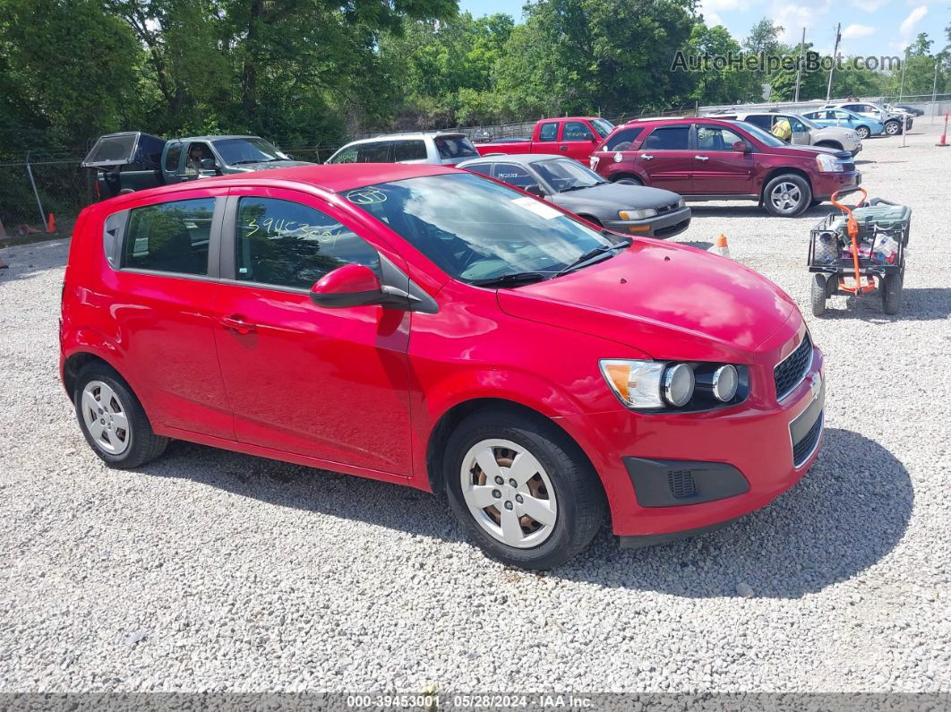 2013 Chevrolet Sonic Ls Auto Red vin: 1G1JA6SH4D4107549