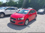 2013 Chevrolet Sonic Ls Auto Red vin: 1G1JA6SH4D4107549