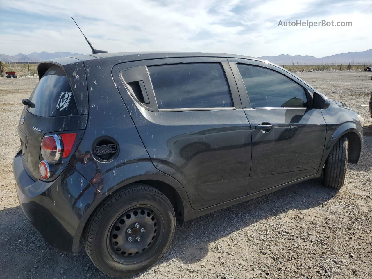 2014 Chevrolet Sonic Ls Black vin: 1G1JA6SH4E4117712