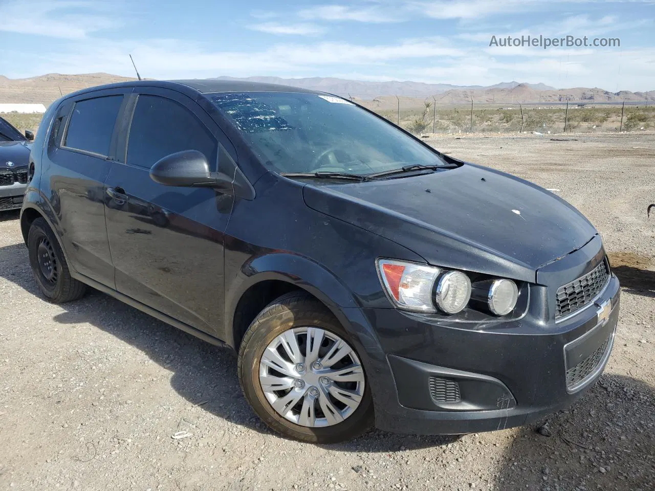 2014 Chevrolet Sonic Ls Black vin: 1G1JA6SH4E4117712